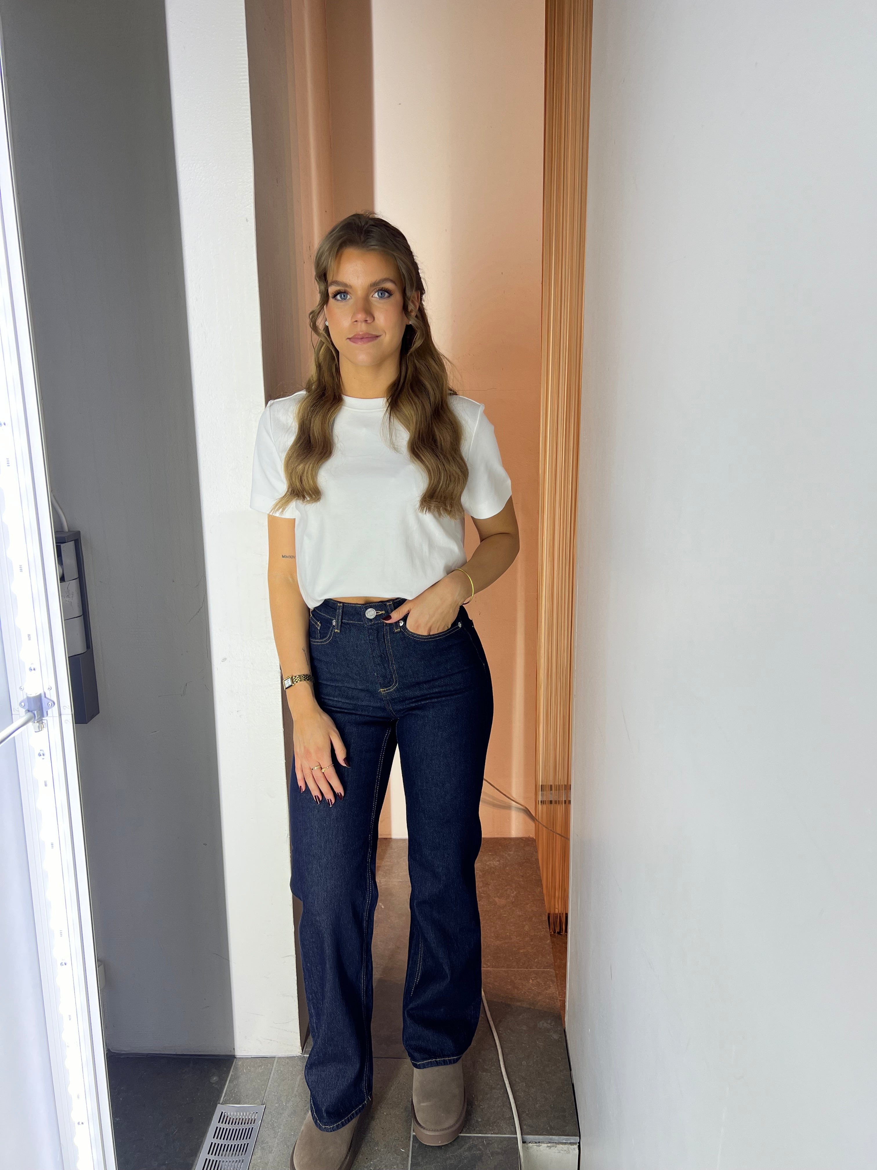 VMTESSA Jeans - Dark Blue Denim